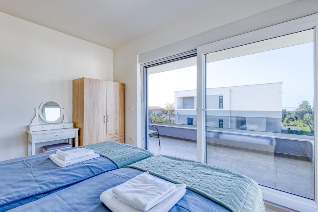 Posteľ alebo postele v izbe v ubytovaní Holiday House Lipa with Private Pool