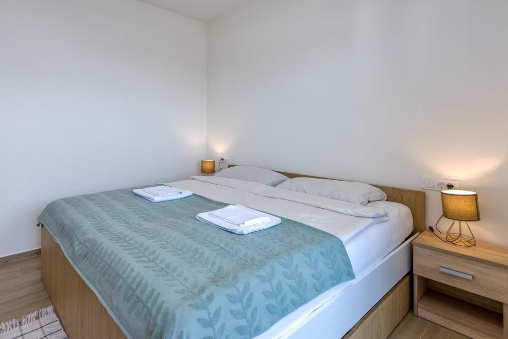 Posteľ alebo postele v izbe v ubytovaní Holiday House Lipa with Private Pool
