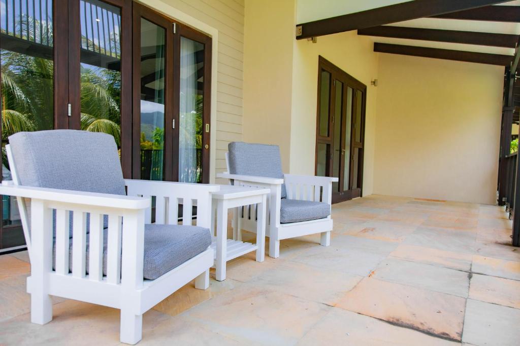 Posezení v ubytování Maison La Plage by Simply-Seychelles
