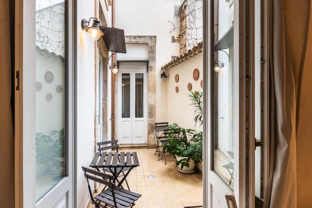 Balkón nebo terasa v ubytování Dedalo Rooms