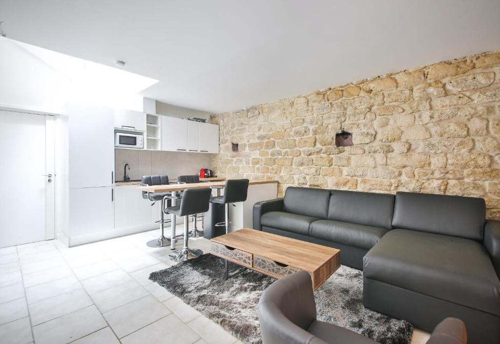 Kuchyňa alebo kuchynka v ubytovaní 01#Duplex 4Pers#Sèvres-Lecourbe#Necker