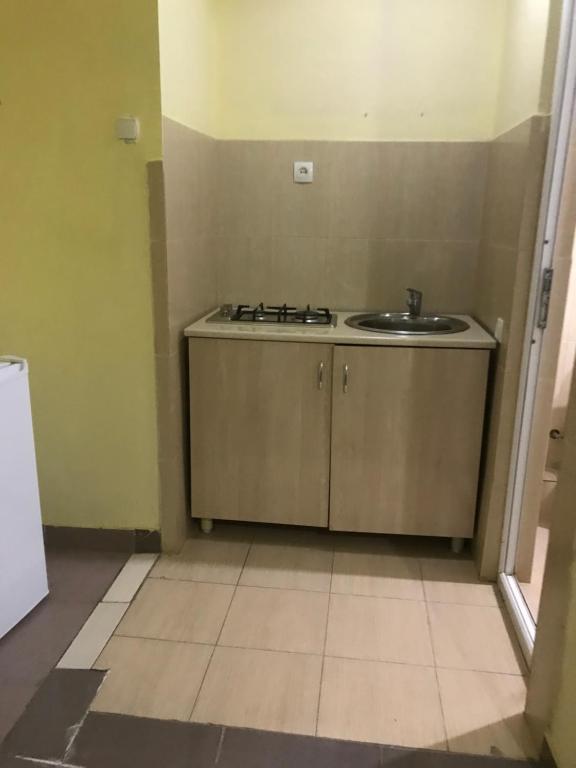Kuchyň nebo kuchyňský kout v ubytování Hotel Nino Ureki