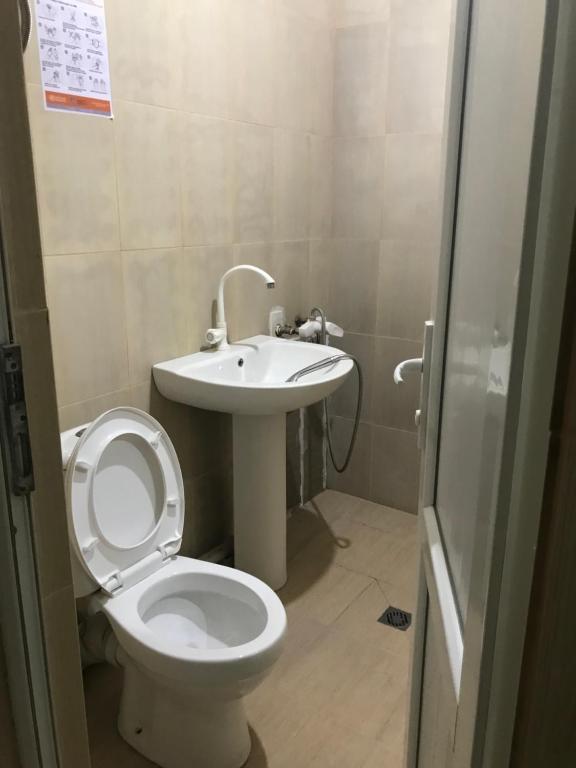 Koupelna v ubytování Hotel Nino Ureki
