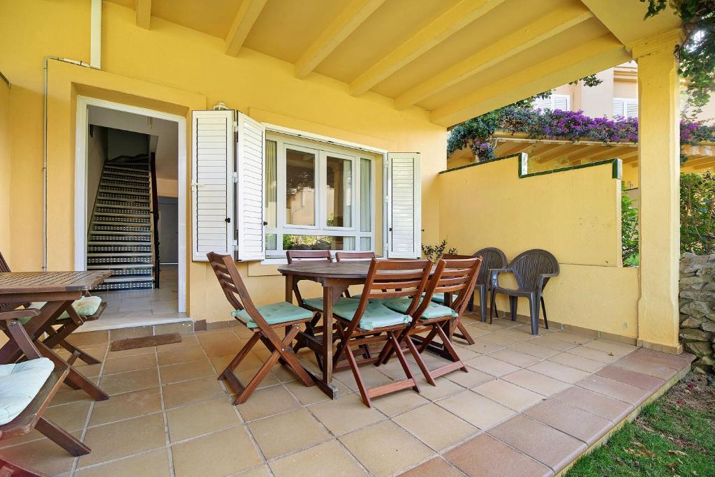 Patio alebo iná vonkajšia časť ubytovania Chalet Cormoran