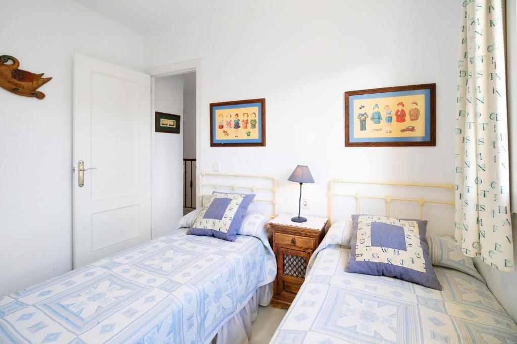 Posteľ alebo postele v izbe v ubytovaní Chalet Cormoran