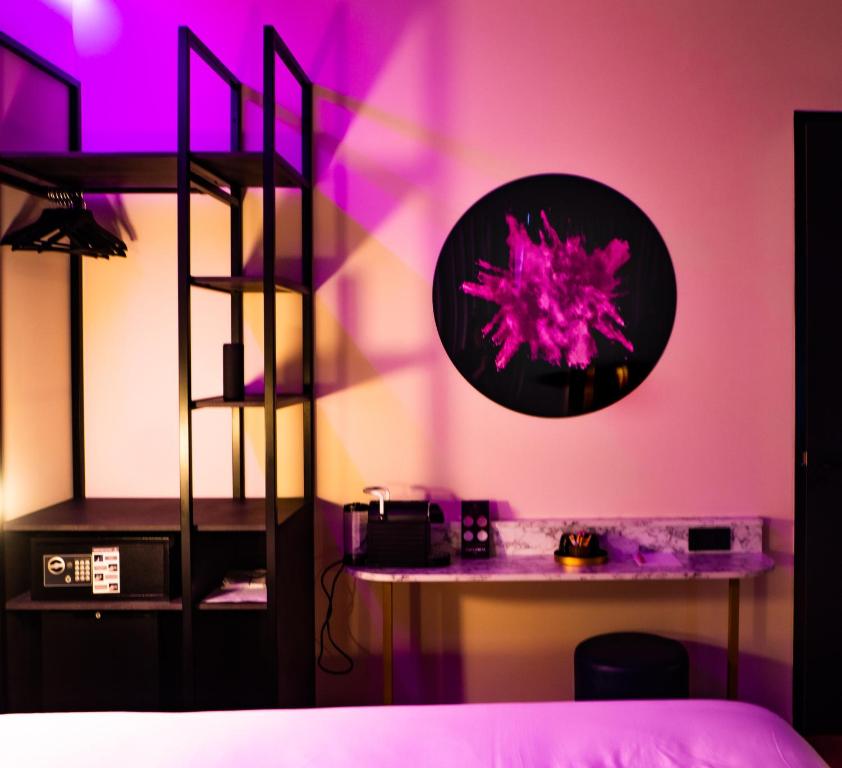 Postel nebo postele na pokoji v ubytování Hotel VIC