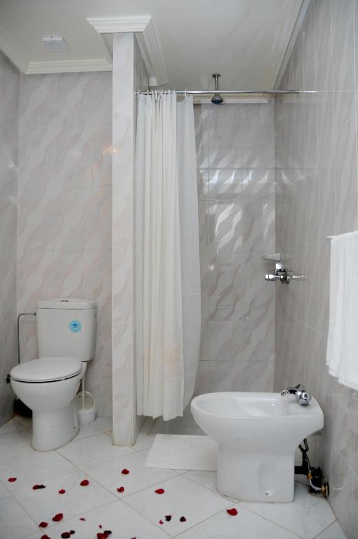 Koupelna v ubytování Residence Hotel Assounfou