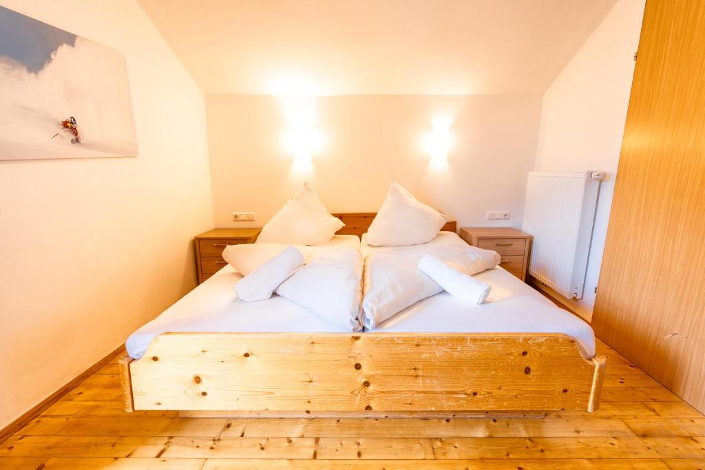 Postel nebo postele na pokoji v ubytování das Cityhouse