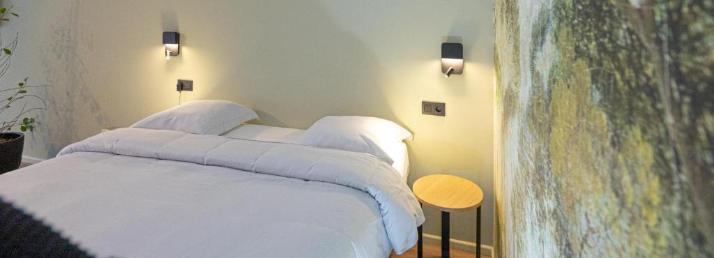 Postel nebo postele na pokoji v ubytování Appart hôtel En Ville