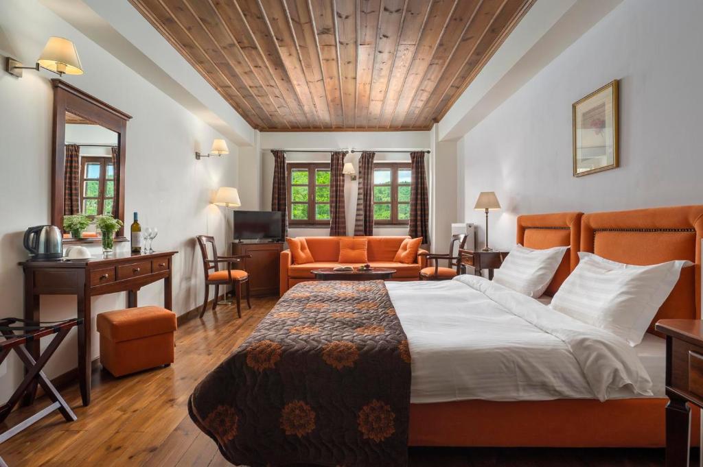 Postel nebo postele na pokoji v ubytování Kipi Mountain Resort