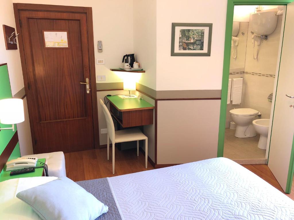 Koupelna v ubytování Hotel Signa