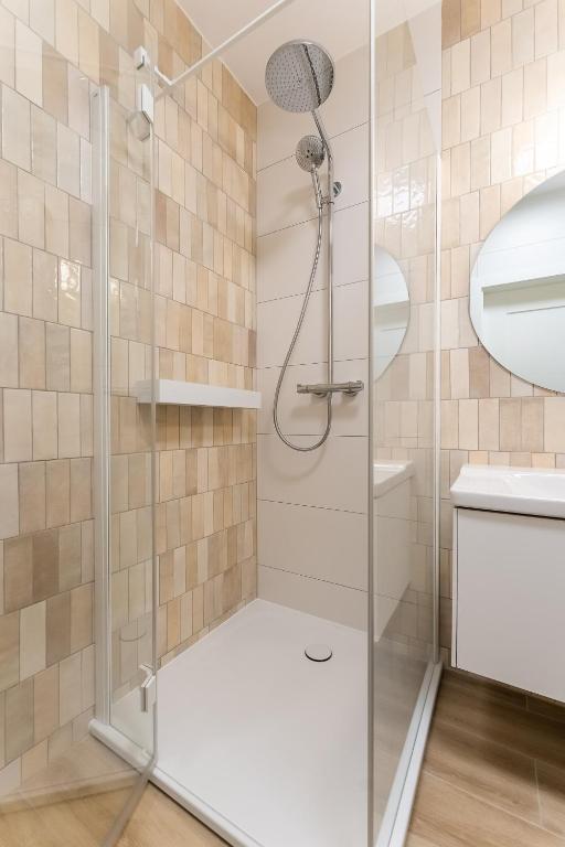 Koupelna v ubytování Aqua Polanki Bodnar Apartments