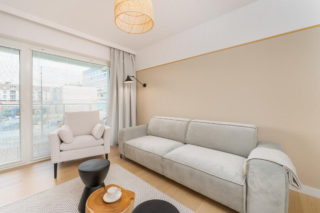 Posezení v ubytování Aqua Polanki Bodnar Apartments