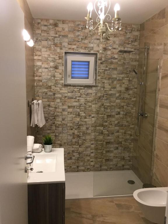 Kúpeľňa v ubytovaní Vila Kata