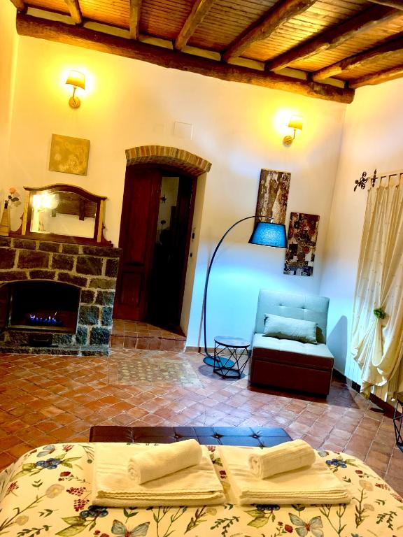 Postel nebo postele na pokoji v ubytování B&B Villa Loriana