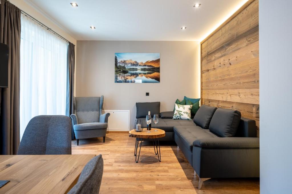 Posezení v ubytování Apartment Waldherz