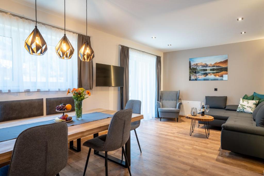 Posezení v ubytování Apartment Waldherz