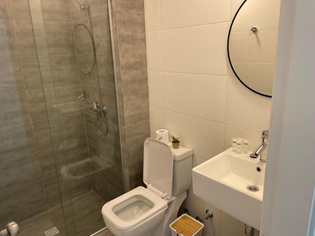 Koupelna v ubytování Altamar Casas de Playa