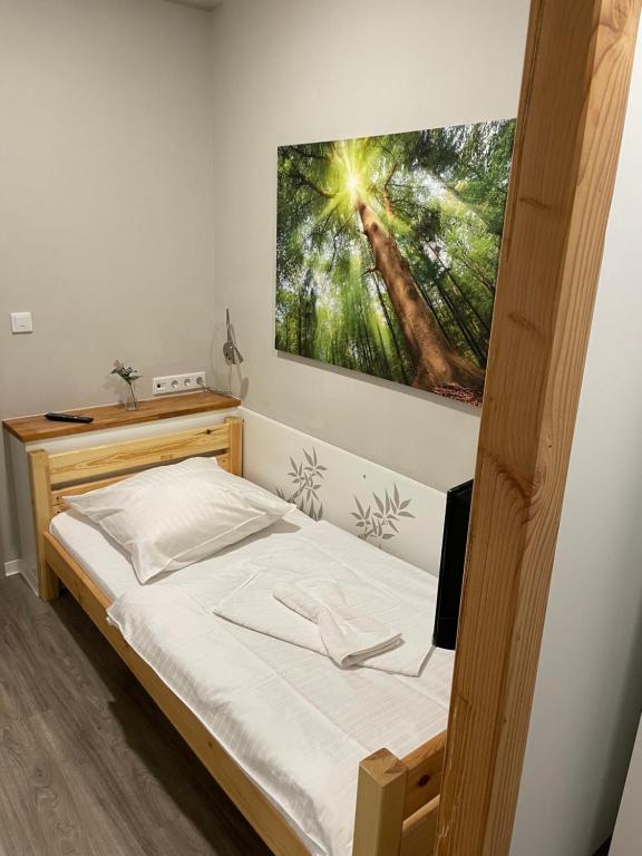 Postel nebo postele na pokoji v ubytování Hostel-Centrum