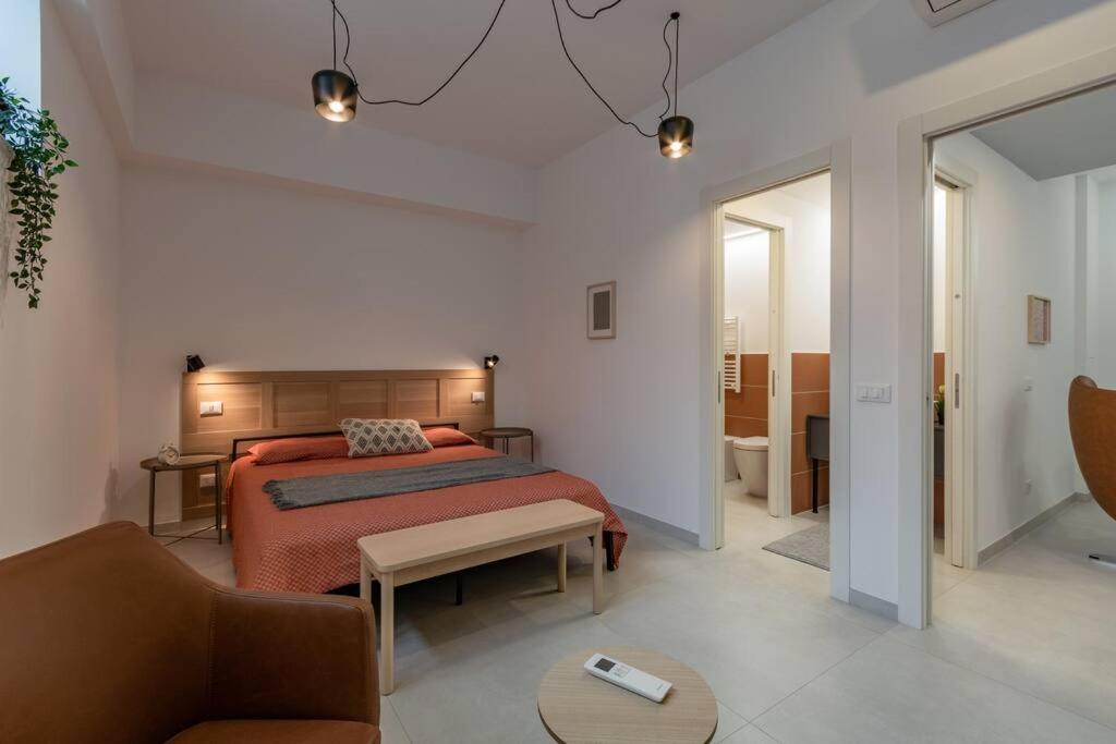 A bed or beds in a room at Battle Kitchen Loft