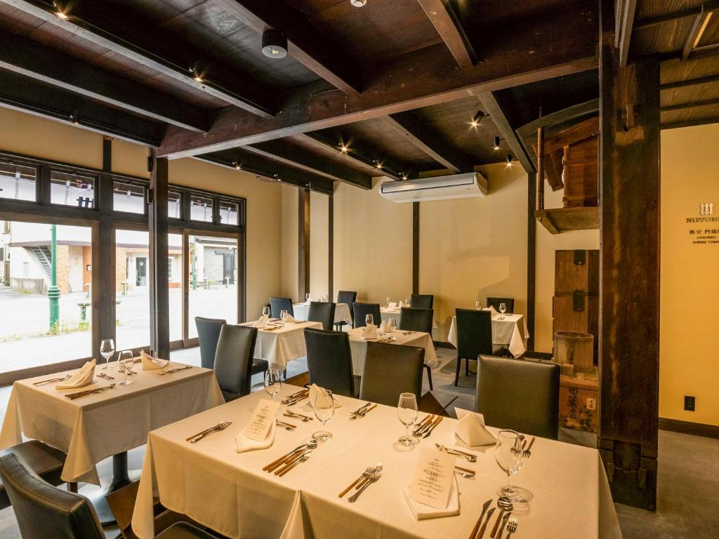 Restaurace v ubytování NIPPONIA Chichibu Monzenmachi