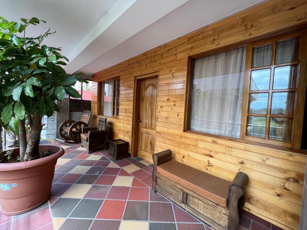 Posezení v ubytování Hostal Alpachaca - New Quito Airport