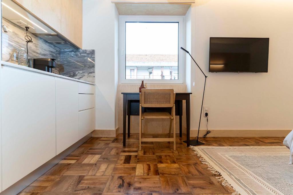 Kuchyň nebo kuchyňský kout v ubytování CASA 3 - OS LUGARES DE CASTRALEUCA