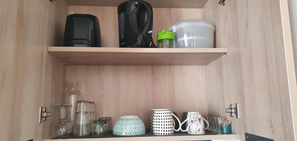 Kuchyňa alebo kuchynka v ubytovaní Charmant logement neuf