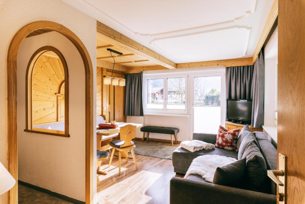 Posezení v ubytování Landhaus Perktold