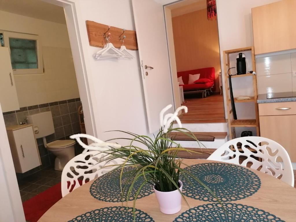 Kuchyňa alebo kuchynka v ubytovaní Familienferienhaus Amelie