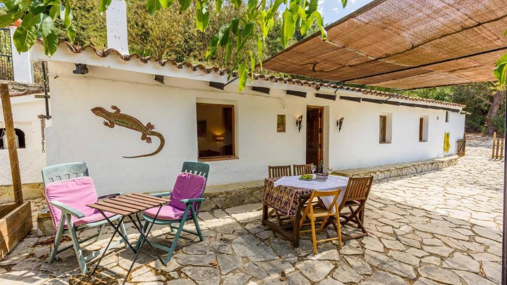 Patio nebo venkovní prostory v ubytování Casita La Luna Rosa Cañada del Real Tesoro by Ruralidays