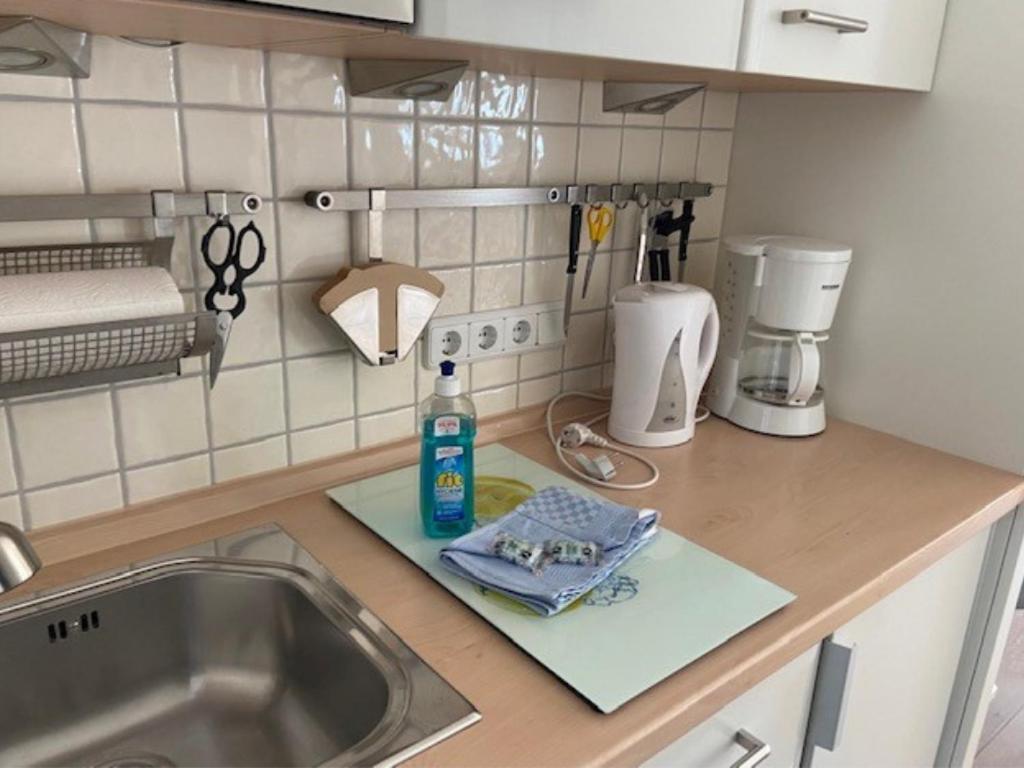 Kuchyň nebo kuchyňský kout v ubytování Top - Seaside Appartement mit Meerblick