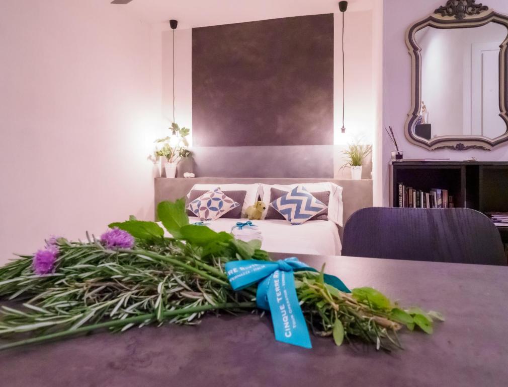 Postel nebo postele na pokoji v ubytování Camaella Luxury Studio