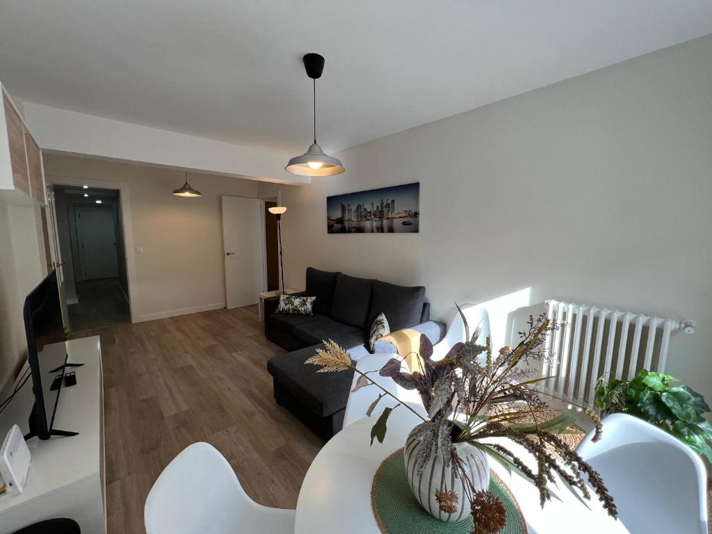 TV a/nebo společenská místnost v ubytování Apartamento Quintana
