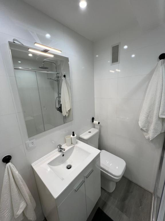 Koupelna v ubytování Apartamento Quintana
