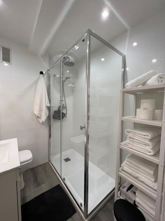 Koupelna v ubytování Apartamento Quintana