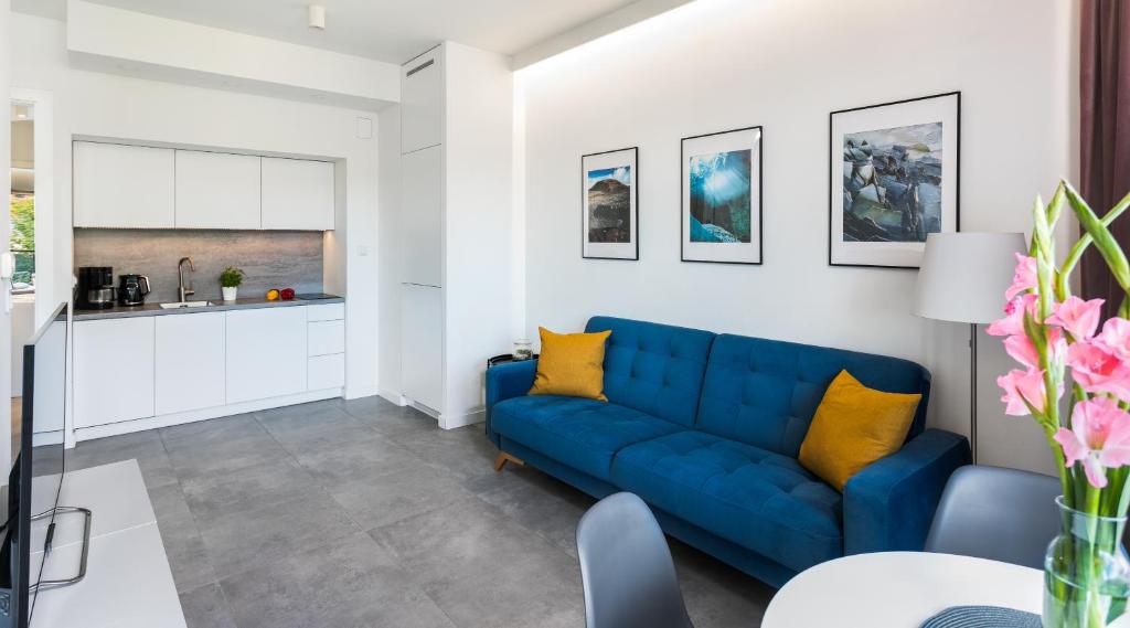 Kuchyňa alebo kuchynka v ubytovaní MY KRAKOW Apartments - Rakowicka