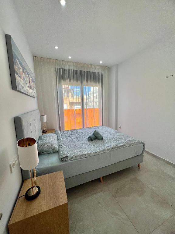 Postel nebo postele na pokoji v ubytování Silvia luxury apartment
