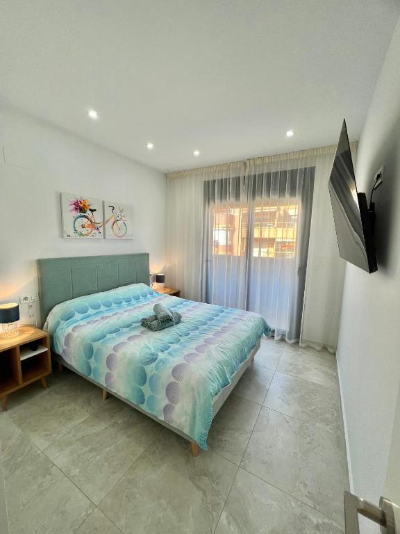 Postel nebo postele na pokoji v ubytování Silvia luxury apartment