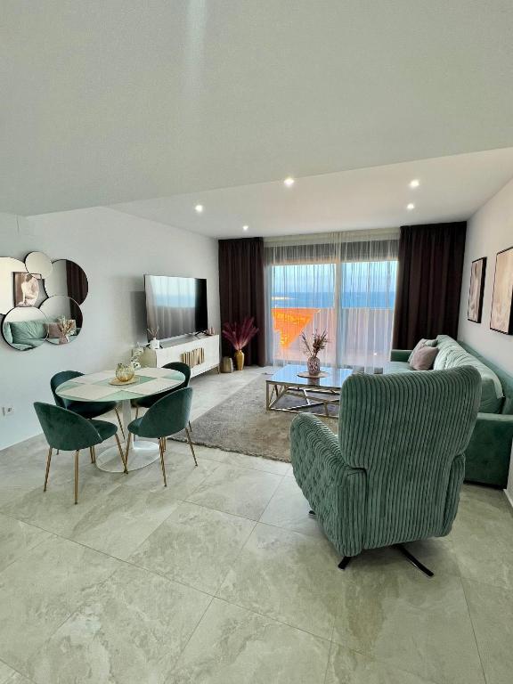 Posezení v ubytování Silvia luxury apartment