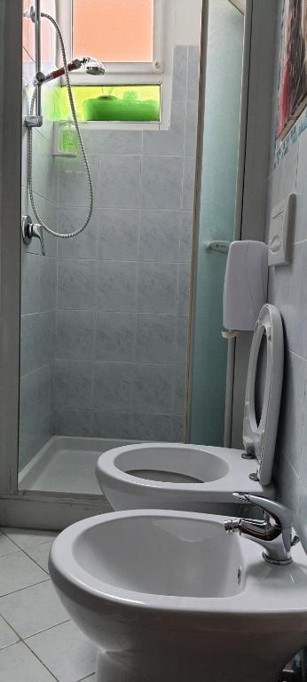 Kúpeľňa v ubytovaní Albergo Avalon