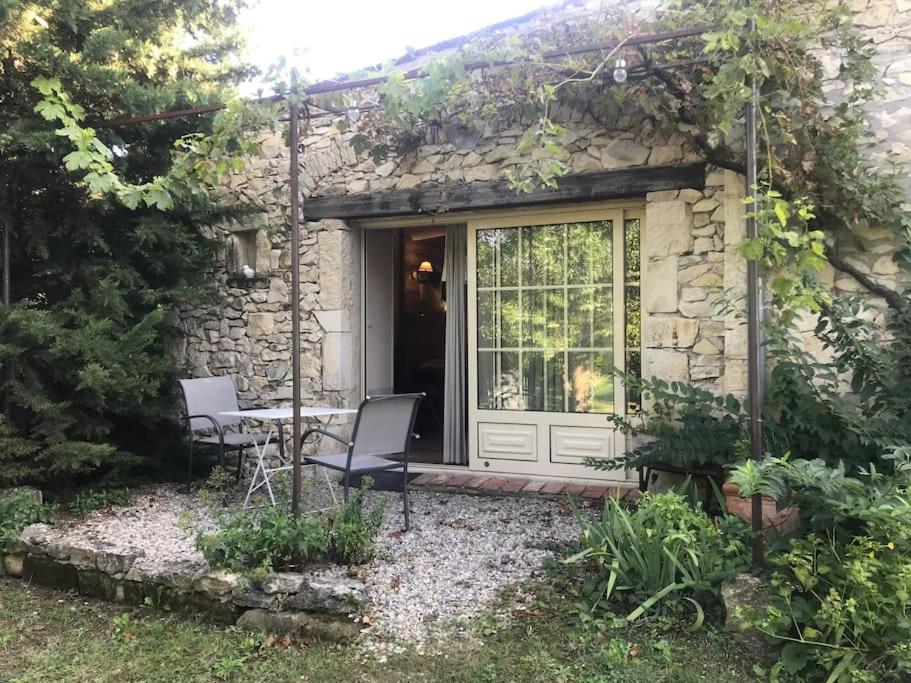 Zahrada ubytování Studio Indépendant Drôme Provençale