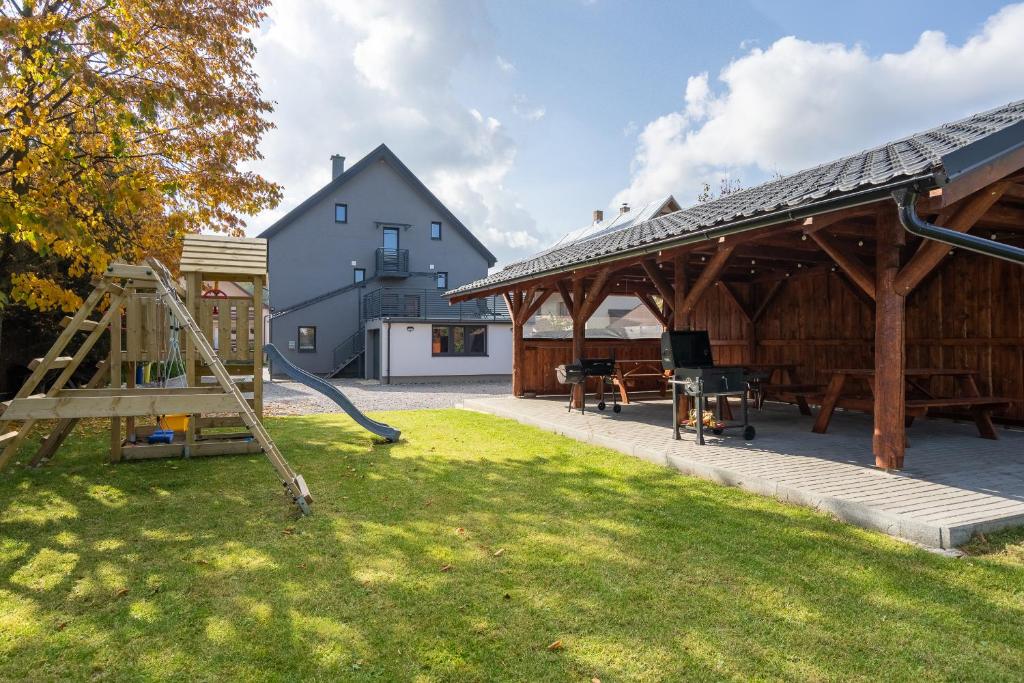 Zahrada ubytování Apartmány Oravskie