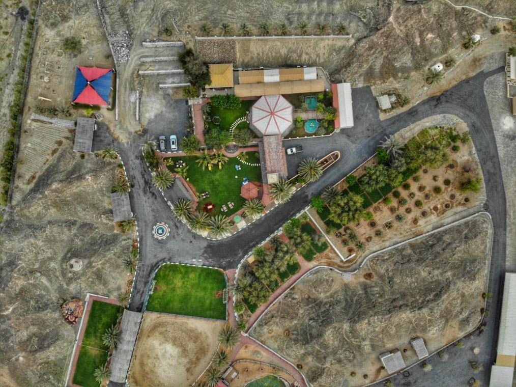 A bird's-eye view of The Dunes Farm House RAK