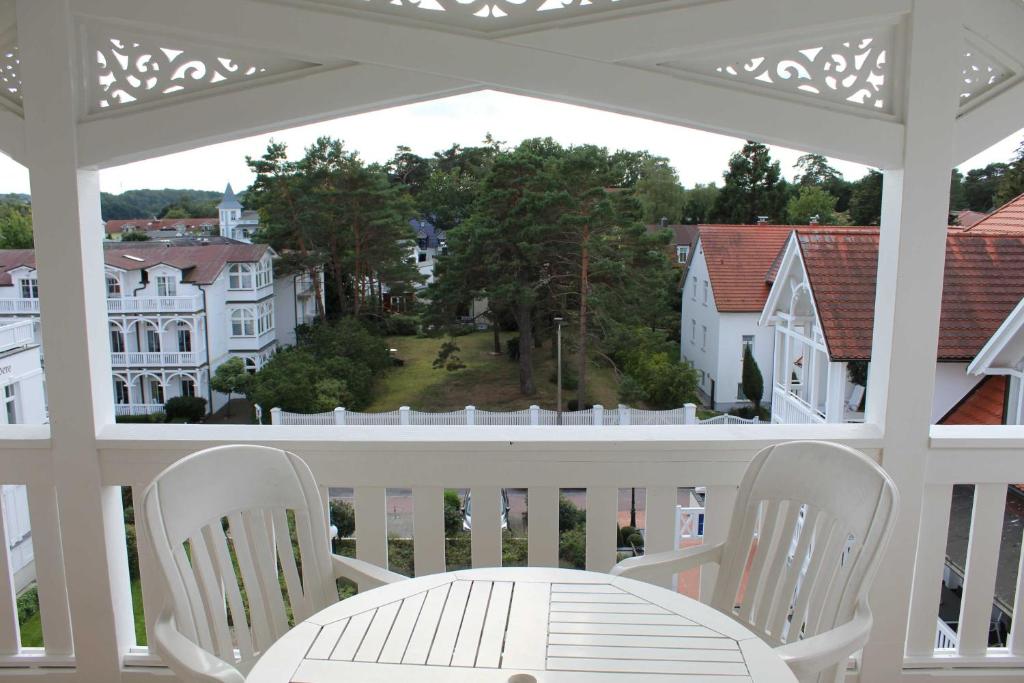 Balkón nebo terasa v ubytování Villa Seestern Whg_ 770