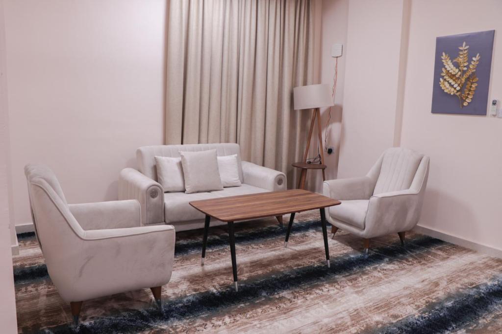 Posezení v ubytování Ewann Hotel Apartments