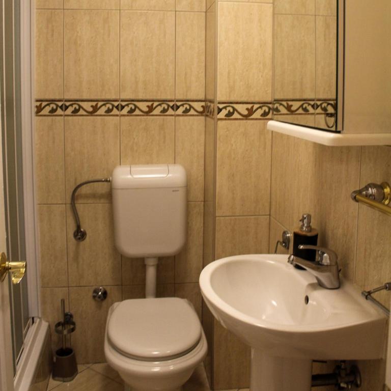 Koupelna v ubytování Villa Varoš