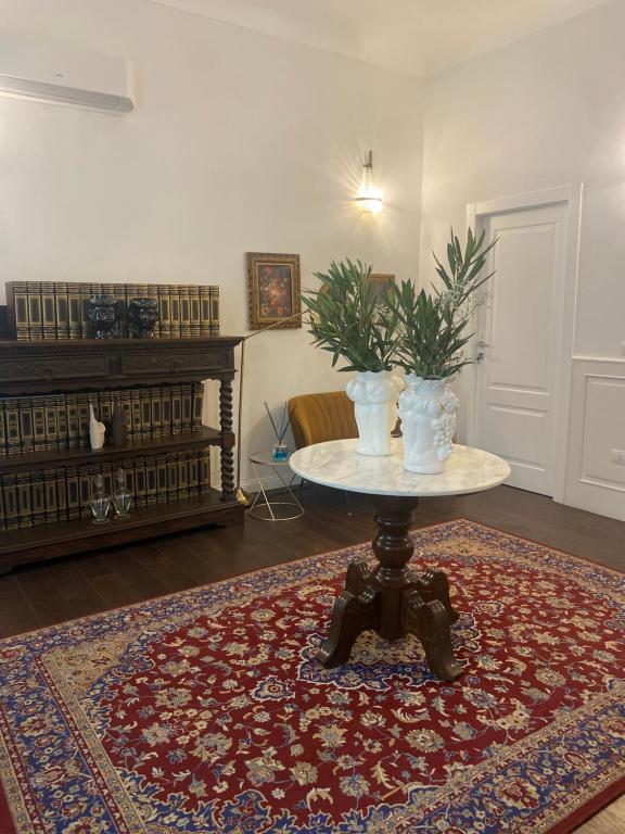 Posezení v ubytování Ortigia Twin Rooms