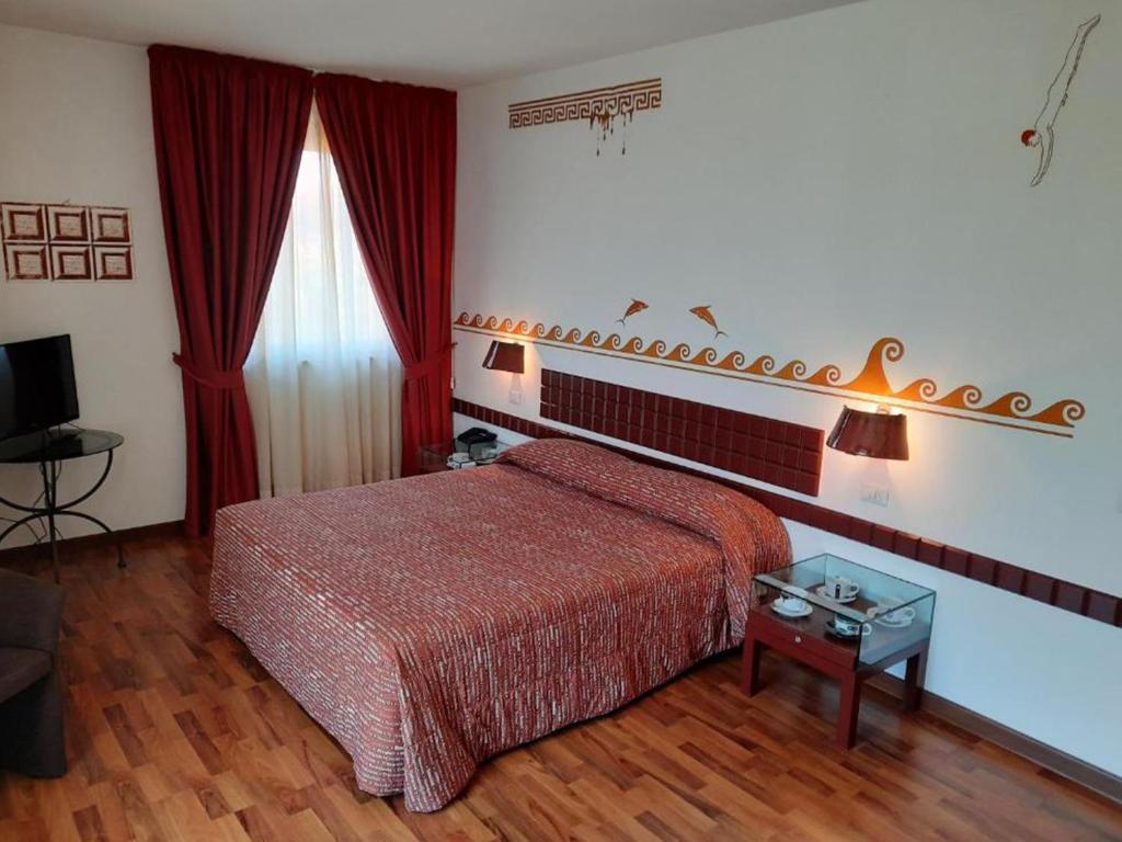 Postel nebo postele na pokoji v ubytování Chocohotel