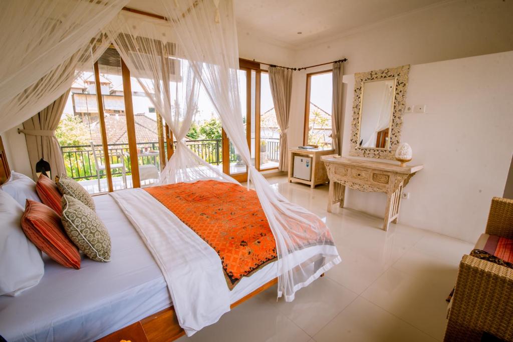 Posezení v ubytování Villa Sekembang Ubud by Purely